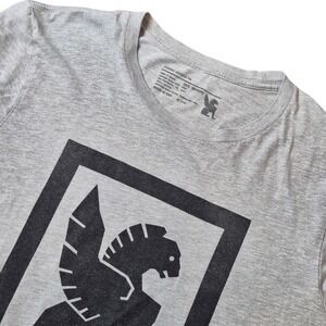 Chrome Industries Womens Medium Made‎ in USA Graphic Logo T Shirt Gray